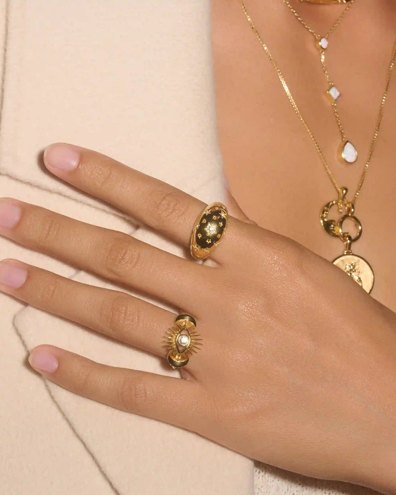 Awe Inspired Rings Starry Night Ring