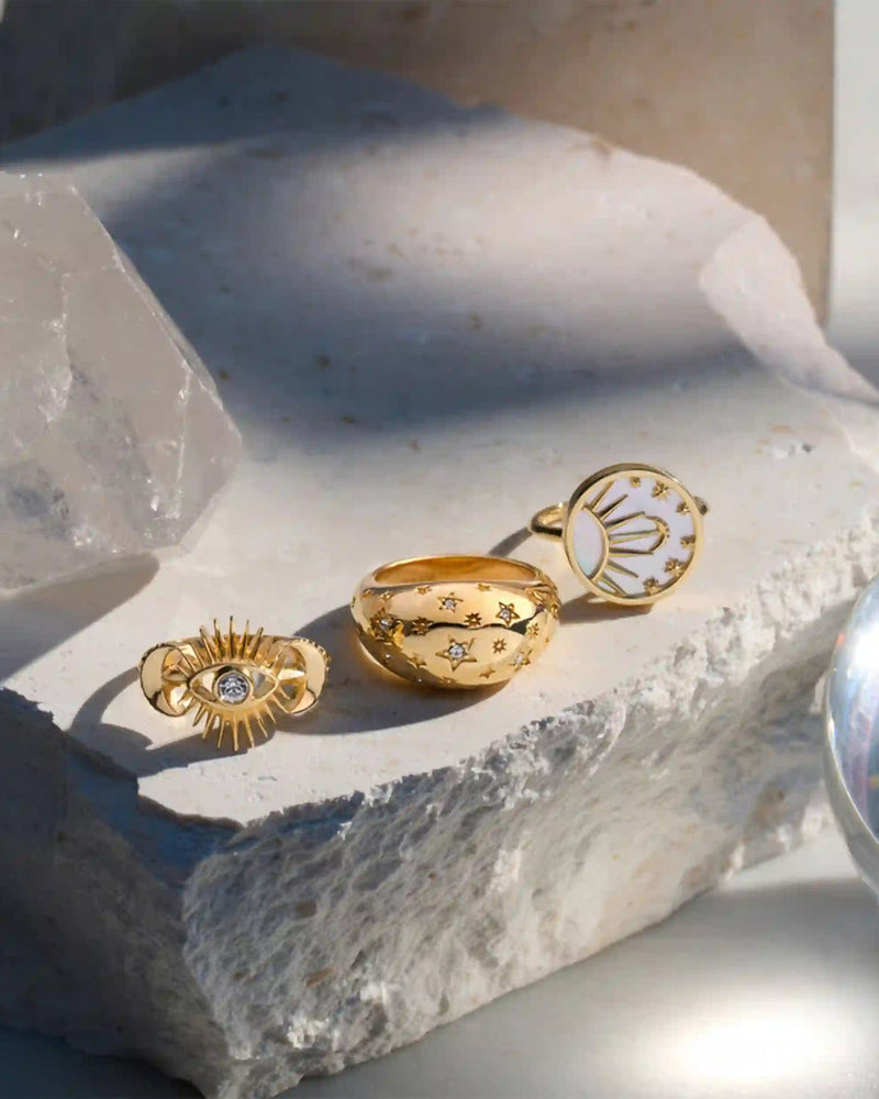 Awe Inspired Rings Starry Night Ring