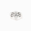 Awe Inspired Rings Sterling Silver / 4 Celestial Evil Eye Ring