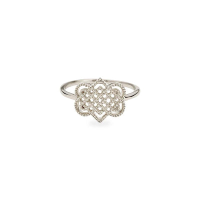 Awe Inspired Rings Sterling Silver / 4 Love Knot Ring