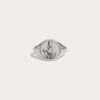 Awe Inspired Rings Sterling Silver / 4 Persephone Signet Ring