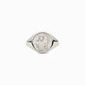 Awe Inspired Rings Sterling Silver / 4 / Selene Goddess Signet Ring