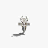Awe Inspired Rings Sterling Silver / 5 Labradorite Beetle Ring