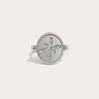 Awe Inspired Rings Sterling Silver / 5 Pisces & Water Flip Ring