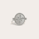 Awe Inspired Rings Sterling Silver / 5 Pisces & Water Flip Ring