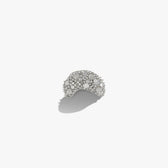 Awe Inspired Rings Sterling Silver / 6 Encrusted Wavy Ring