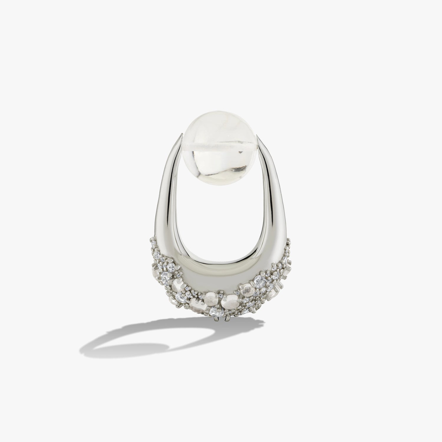 Awe Inspired Rings Sterling Silver / 6 Gua Sha Ring