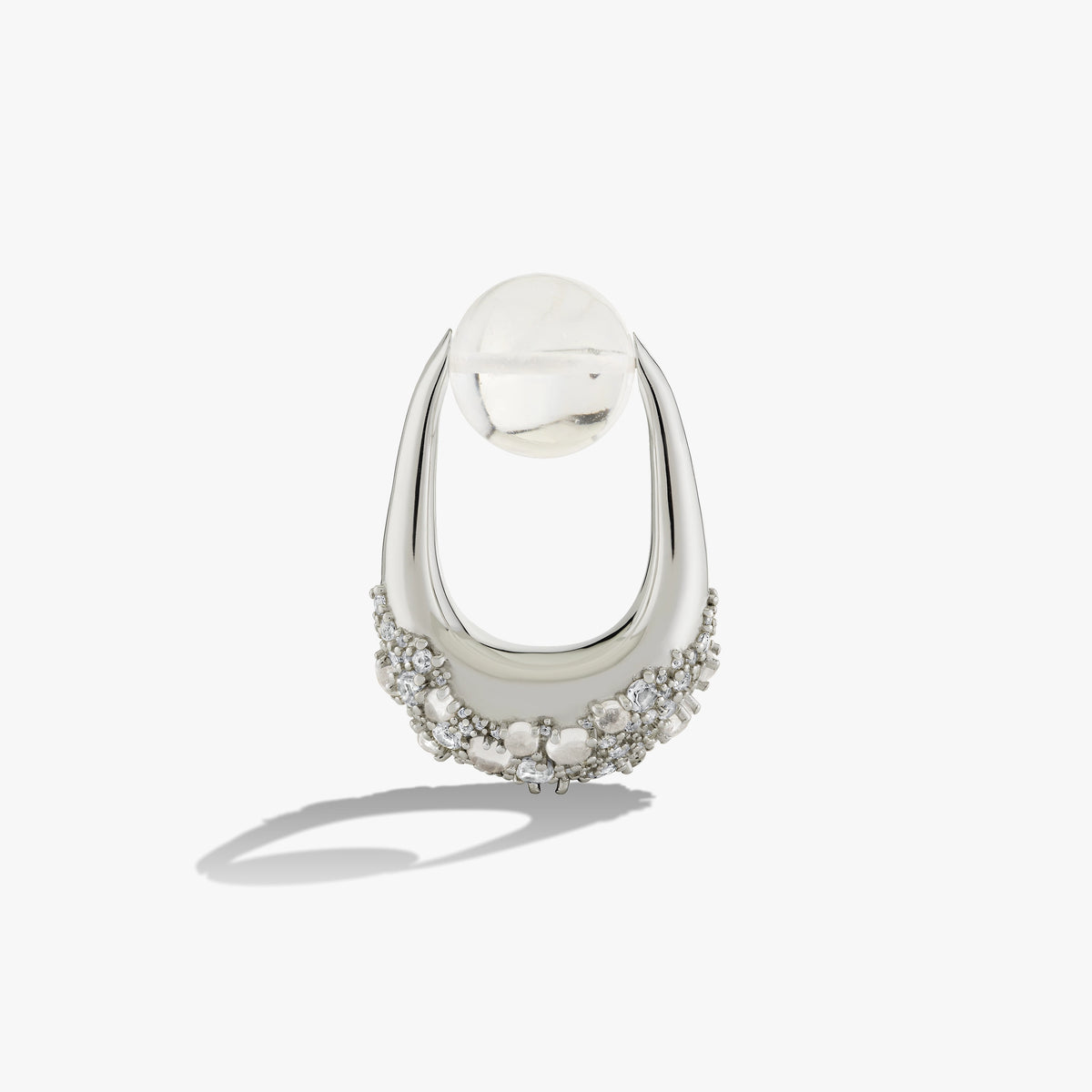 Awe Inspired Rings Sterling Silver / 6 Gua Sha Ring