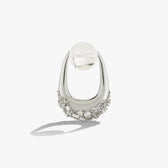 Awe Inspired Rings Sterling Silver / 6 Gua Sha Ring
