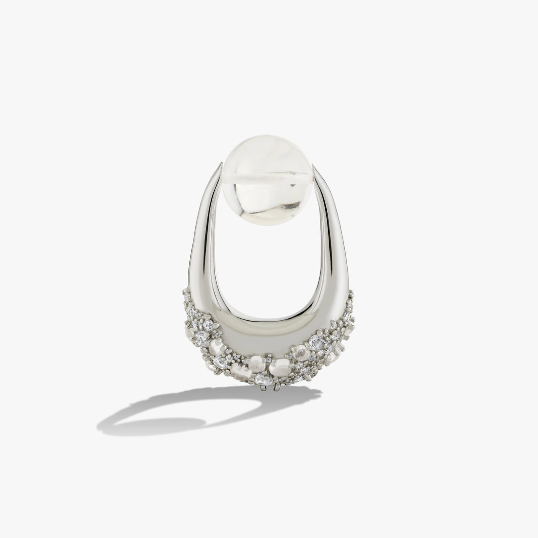 Awe Inspired Rings Sterling Silver / 6 Gua Sha Ring