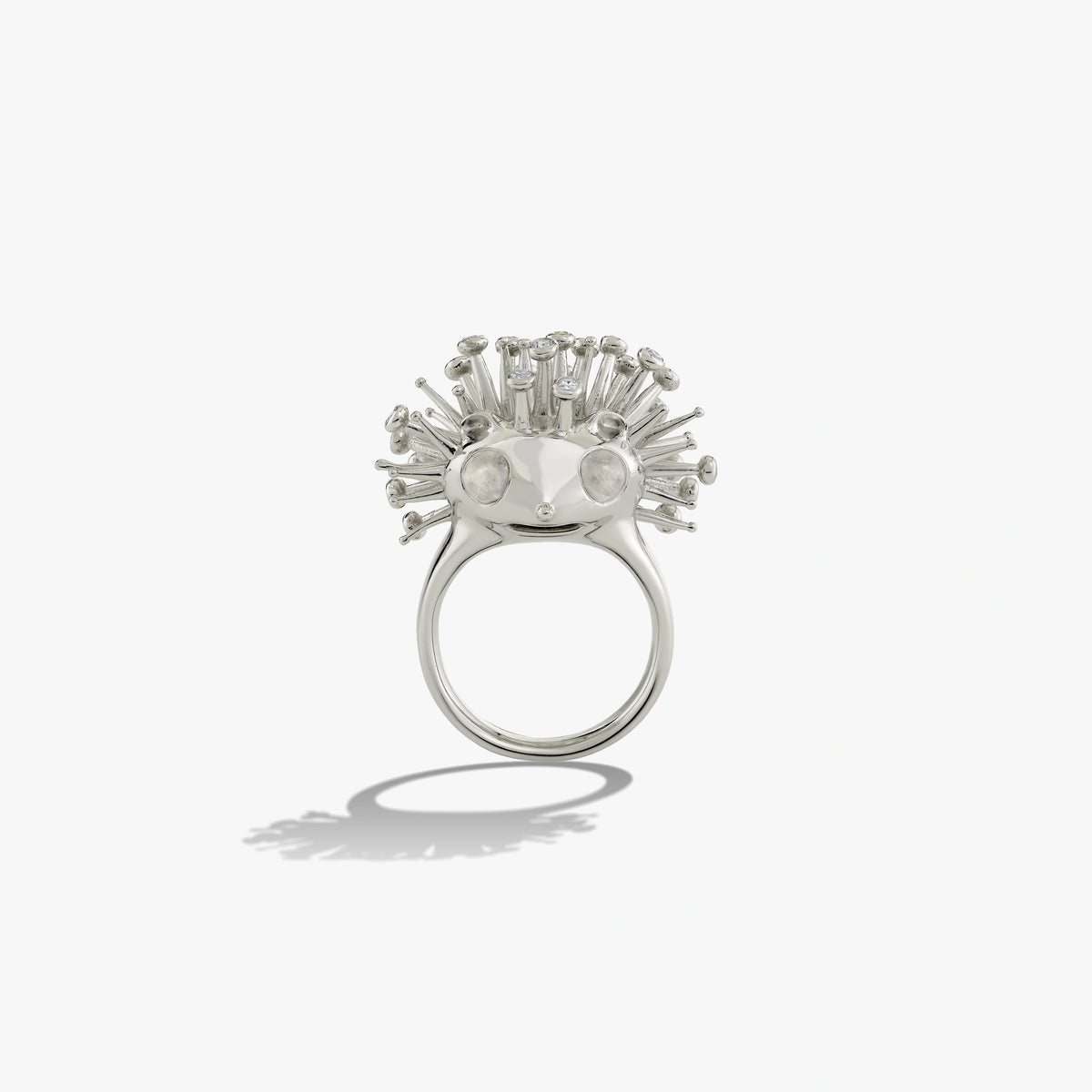 Awe Inspired Rings Sterling Silver / 6 Hedgehog Ring