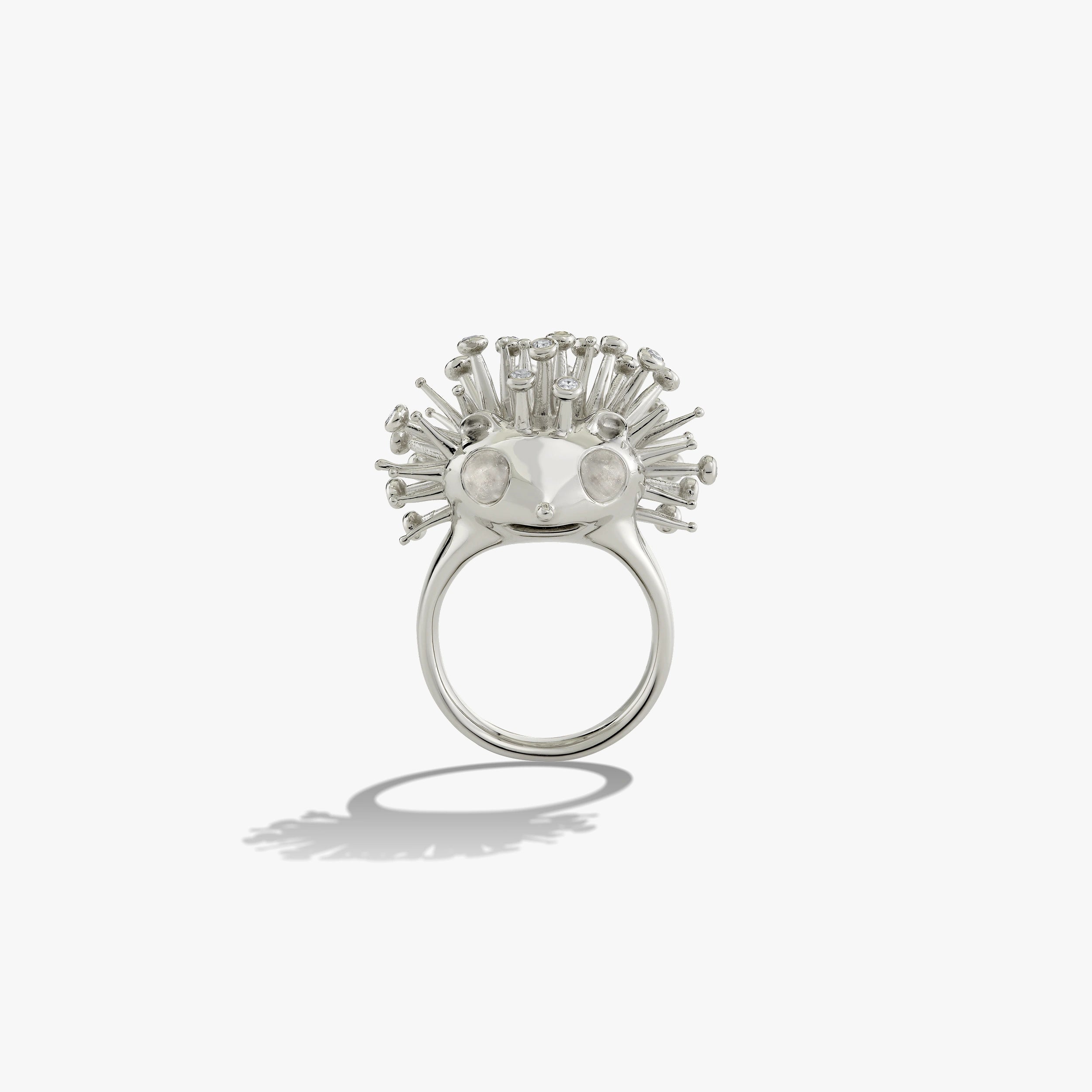 Awe Inspired Rings Sterling Silver / 6 Hedgehog Ring