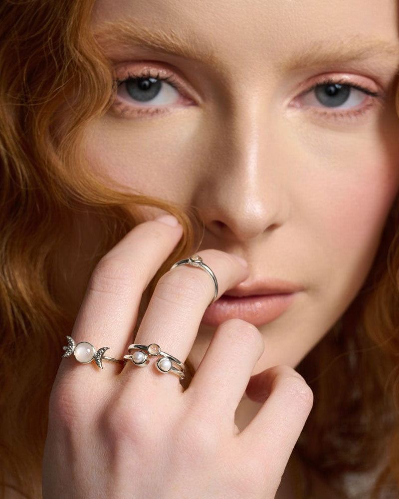 Awe Inspired Rings Triple Moon Ring