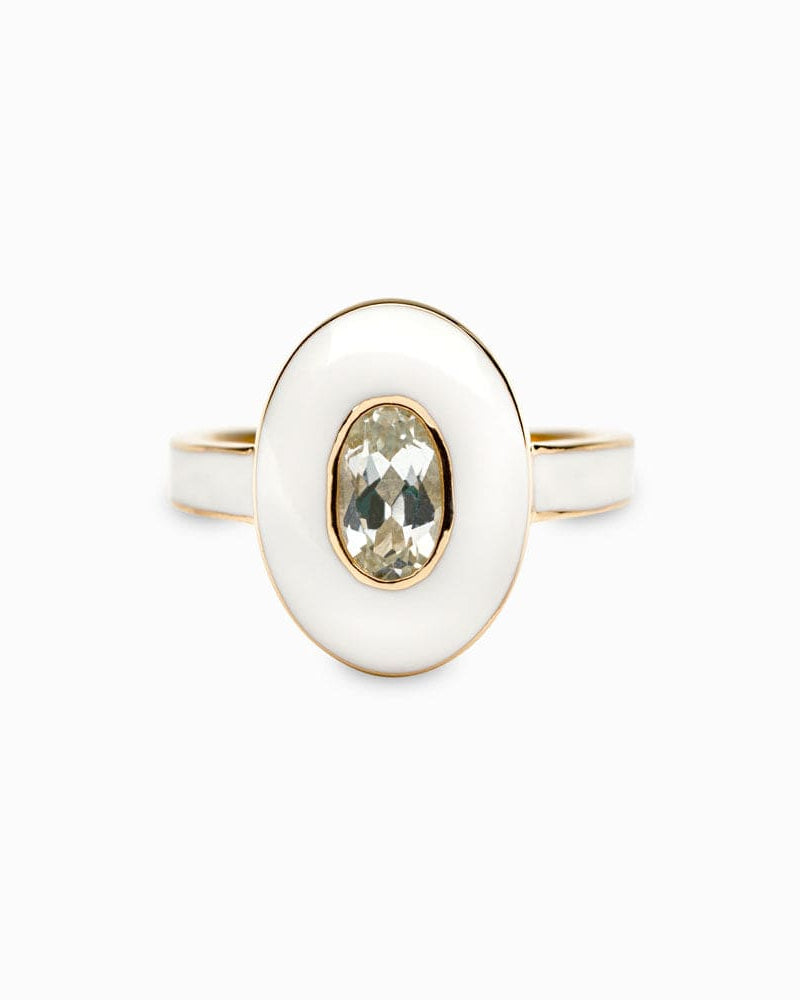 Awe Inspired Rings White Topaz Aura Ring