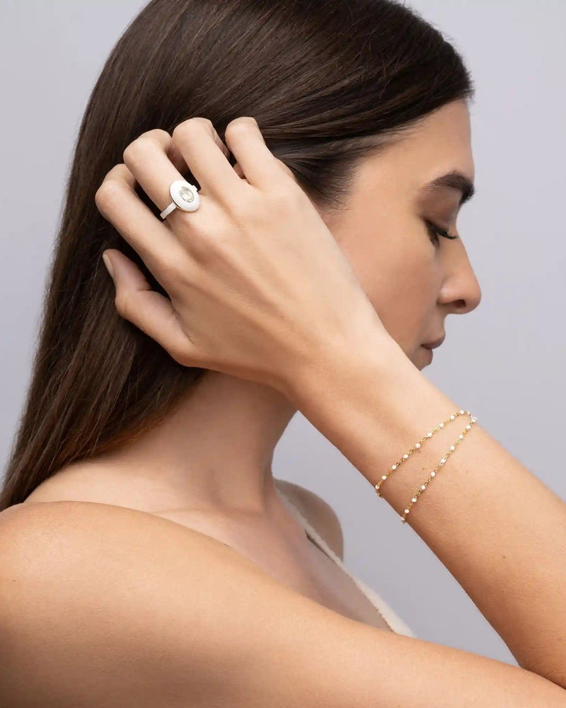 Awe Inspired Rings White Topaz Aura Ring