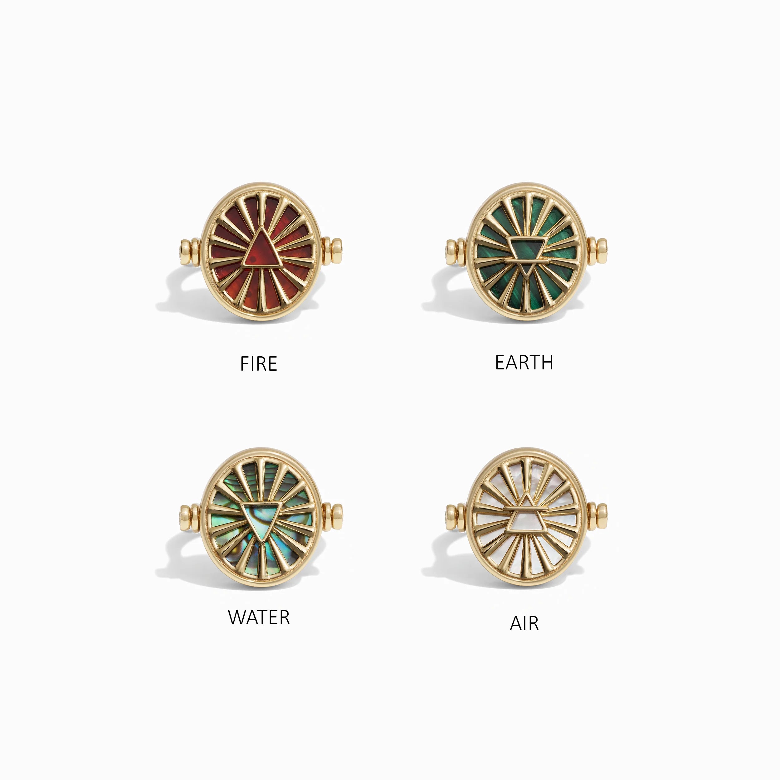 Awe Inspired Rings Zodiac + Element Flip Ring