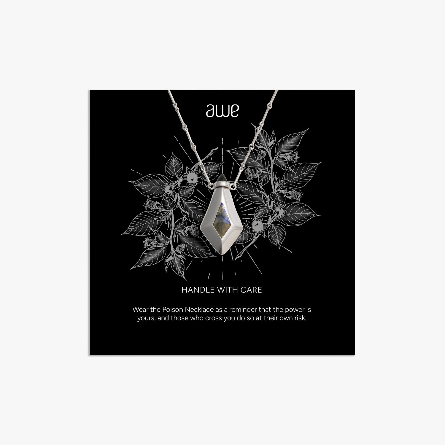 Awe Inspired Ritual 925 Sterling Silver Sorceress Card Gift Set