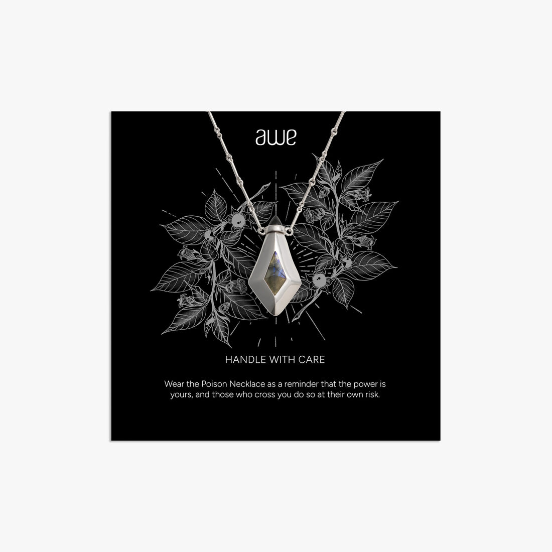 Awe Inspired Ritual 925 Sterling Silver Sorceress Card Gift Set