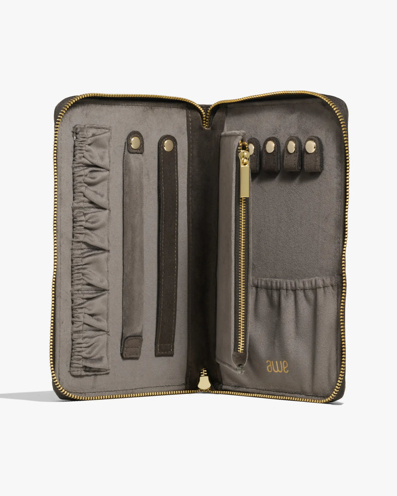 Awe Inspired Ritual Awe Microsuede Travel Jewelry Case