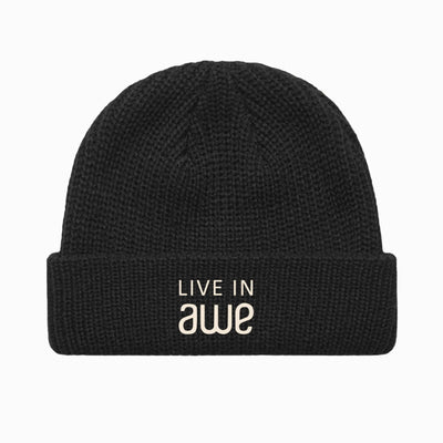 Awe Inspired RITUAL Black Live in Awe Beanie