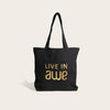 Awe Inspired Ritual Black Live in Awe Tote