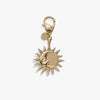 Awe Inspired Ritual Brass/Gold Vermeil Sun & Moon Bag Charm