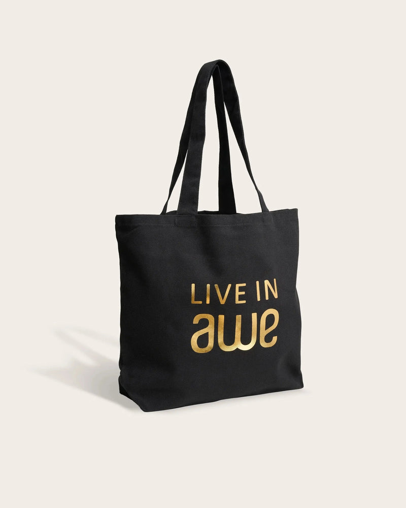 Awe Inspired Ritual Live in Awe Tote