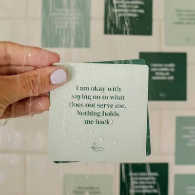 Awe Inspired RITUAL Shower Affirmation Cards by Jax Kelly