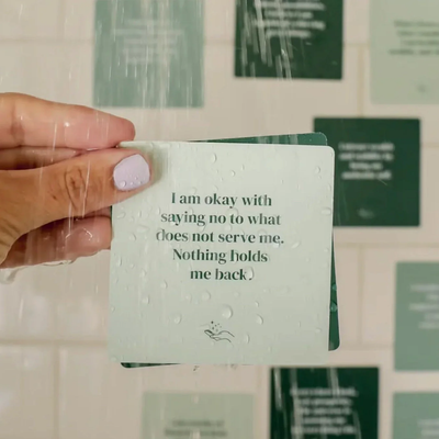 Awe Inspired Ritual Shower Affirmation Cards by Jax Kelly