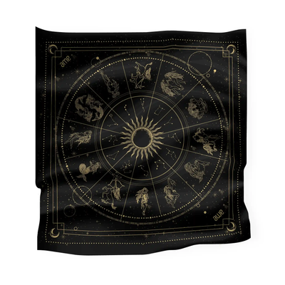 Awe Inspired Ritual Silk Astrology Scarf