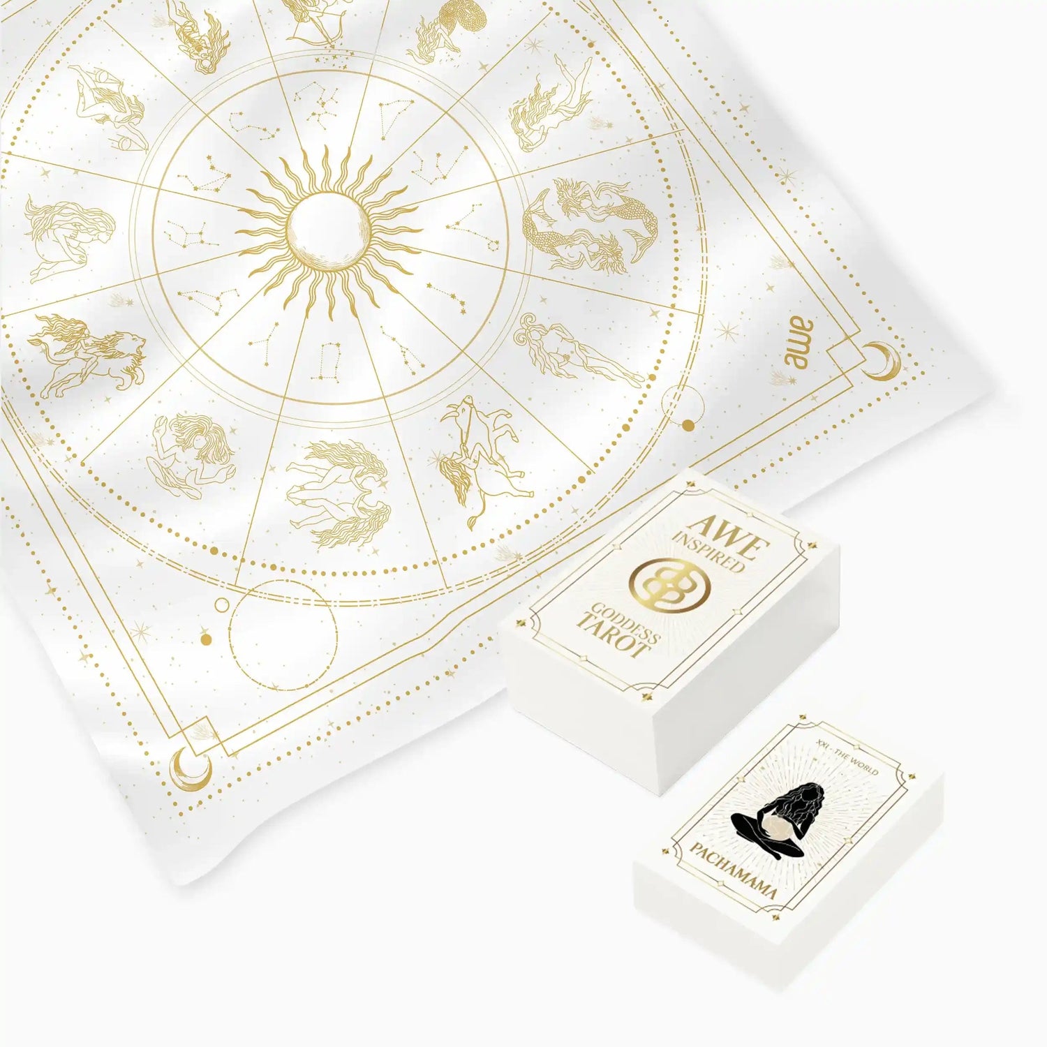 Awe Inspired RITUAL White/Gold Tarot Ritual Bundle
