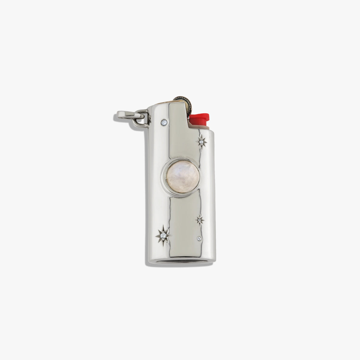 Awe Inspired Tools 925 Sterling Silver Lunar Mini Lighter Case