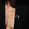 Awe Inspired Tools Crescent Moon Brooch