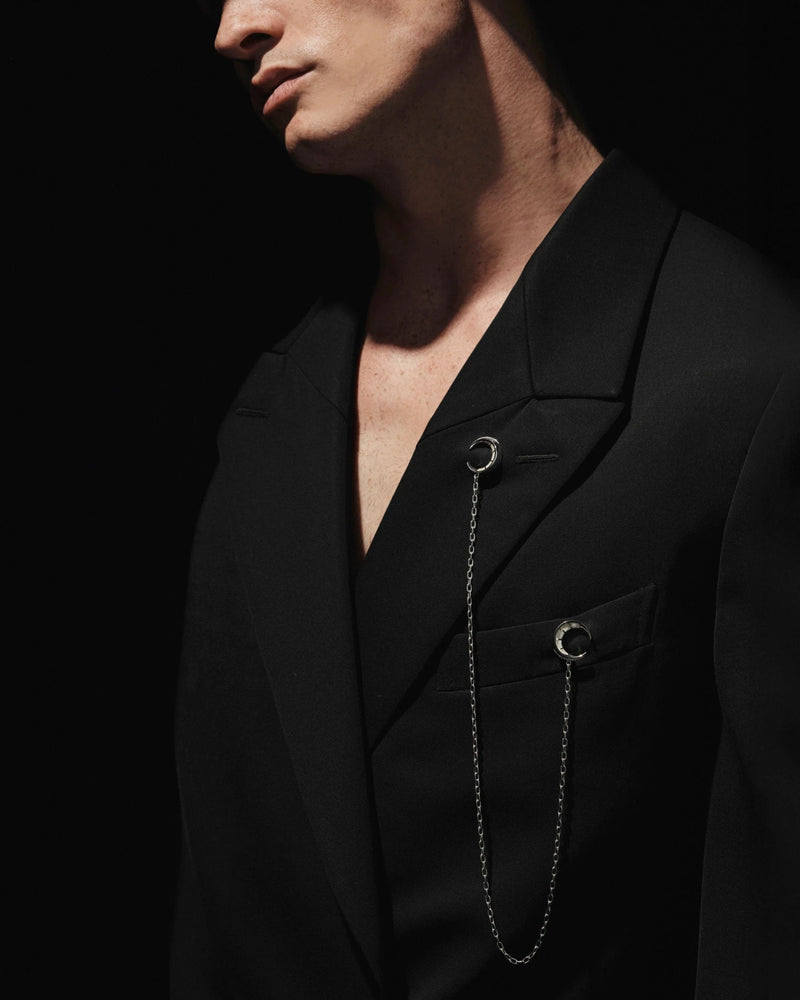 Awe Inspired Tools Crescent Moon Brooch