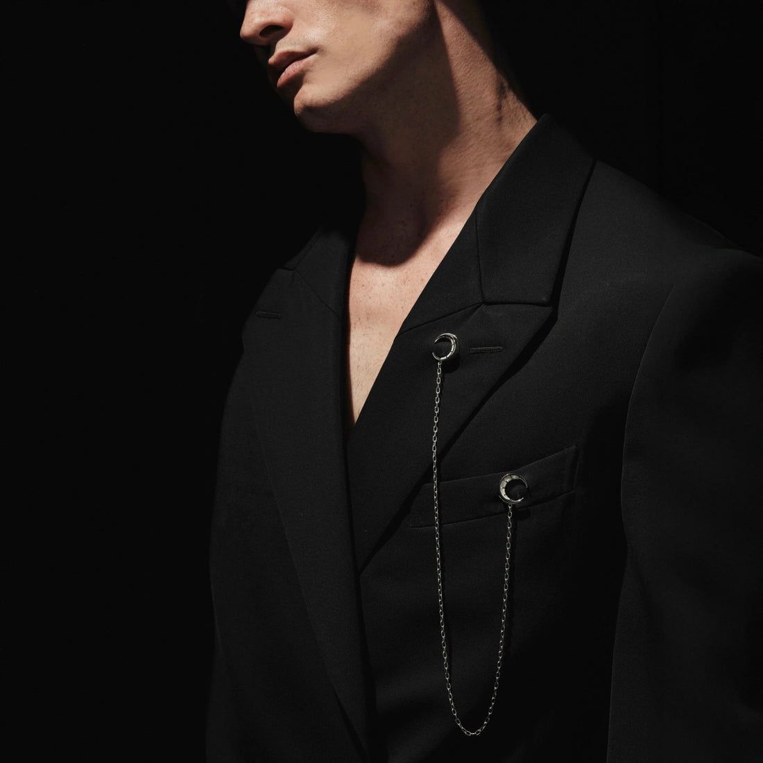 Awe Inspired Tools Crescent Moon Brooch