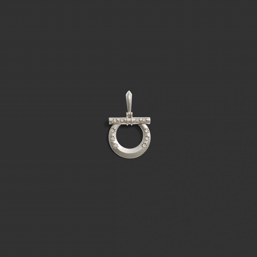 Awe Inspired  Tools Diamond Horsebit Charm Link