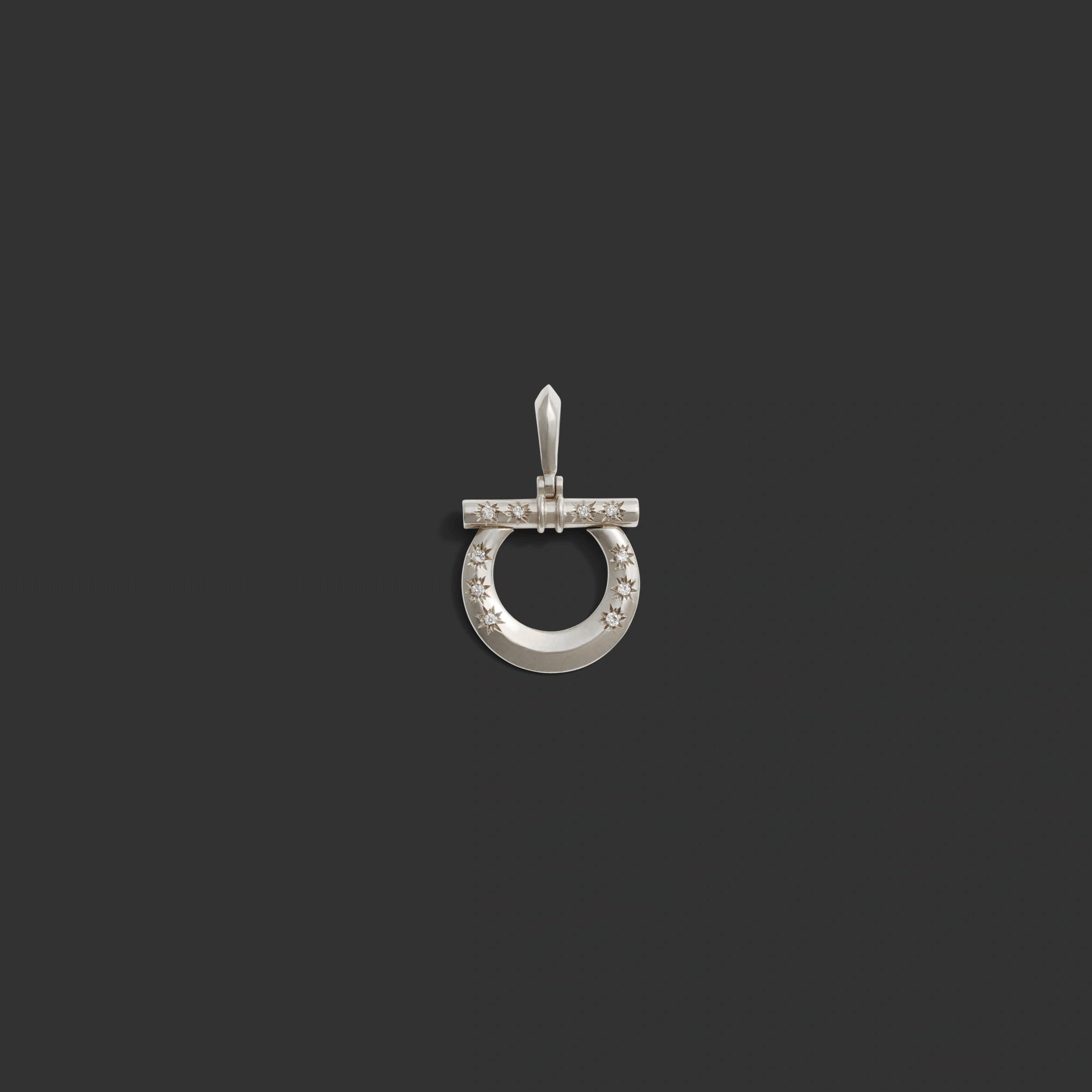 Awe Inspired  Tools Diamond Horsebit Charm Link
