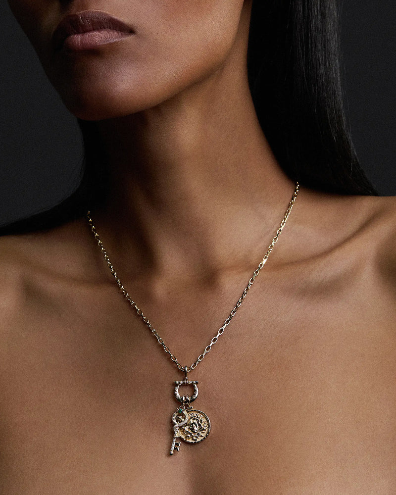 Awe Inspired Tools Diamond Horsebit Charm Link