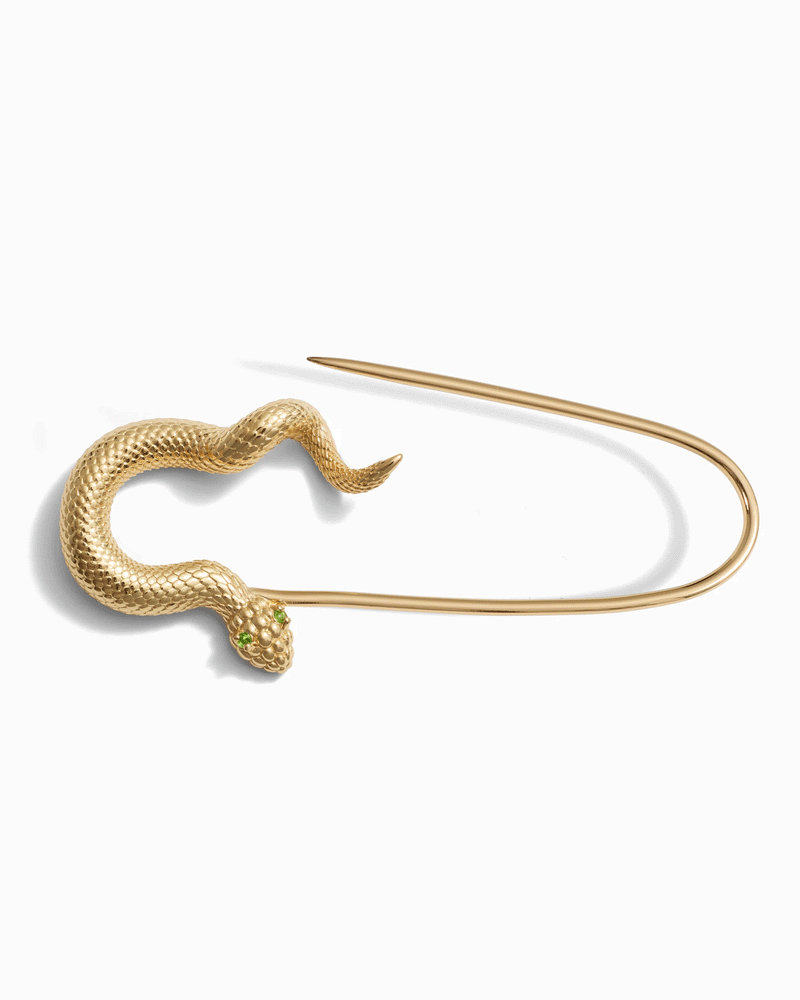 Awe Inspired Tools Snake Pin Charm Collector Brooch