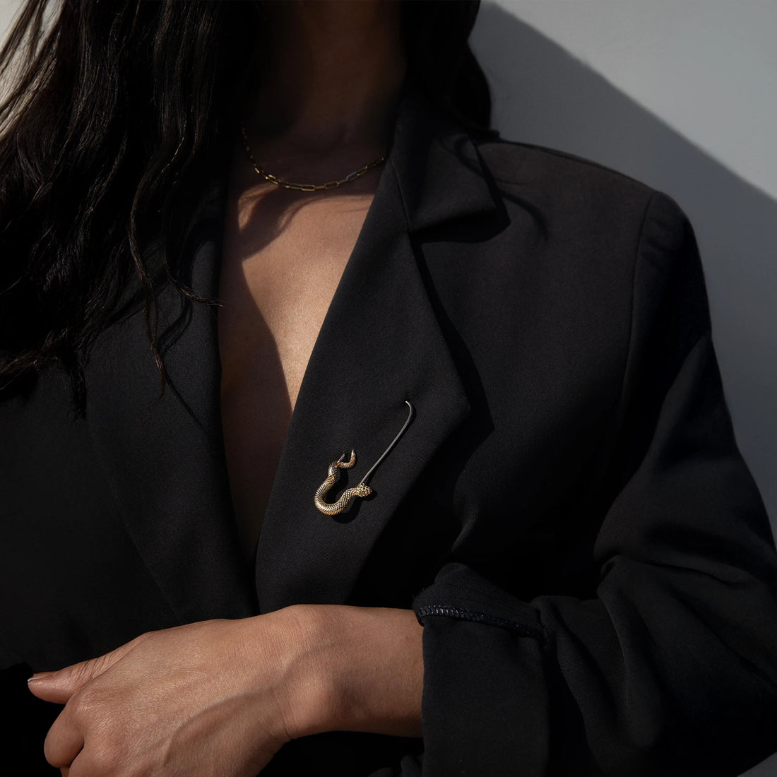 Awe Inspired Tools Snake Pin Charm Collector Brooch