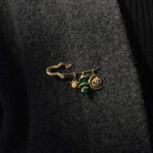 Awe Inspired Tools Snake Pin Charm Collector Brooch