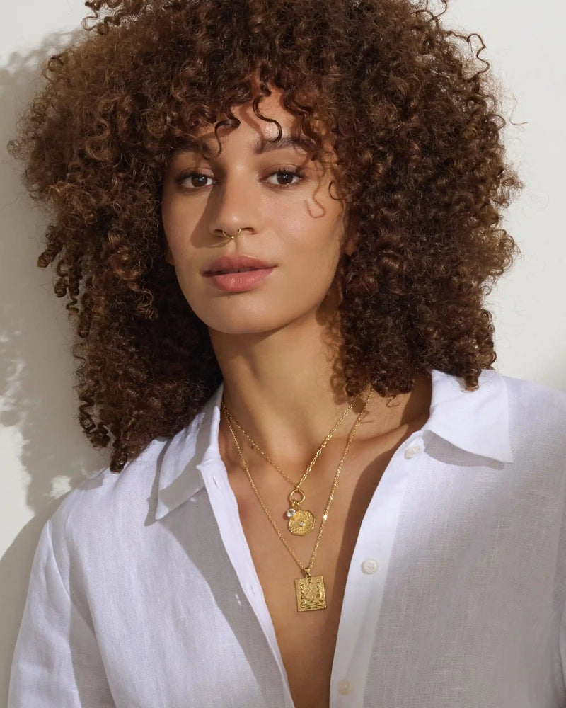 Awe Inspired Vault Amazonite Gemstone Amulet