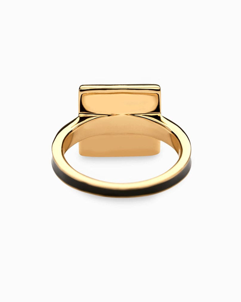 Awe Inspired Vault Black Onyx Aura Ring