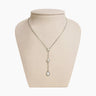 Awe Inspired Vault Sterling Silver Opal Drop Necklace