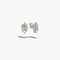 Awe Inspired Earrings 925 Sterling Silver / Pair Gemstone Scorpion Studs