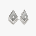 Awe Inspired Earrings 925 Sterling Silver / Single [WIP] Labradorite Boho Kite Earrings