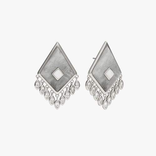 Awe Inspired  Earrings Labradorite Boho Kite Earrings