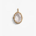 Awe Inspired Pendants Clear Quartz / 14K Gold Vermeil Oracle Locket