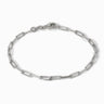 An Awe Inspired Paperclip Chain Bracelet with a link clasp.