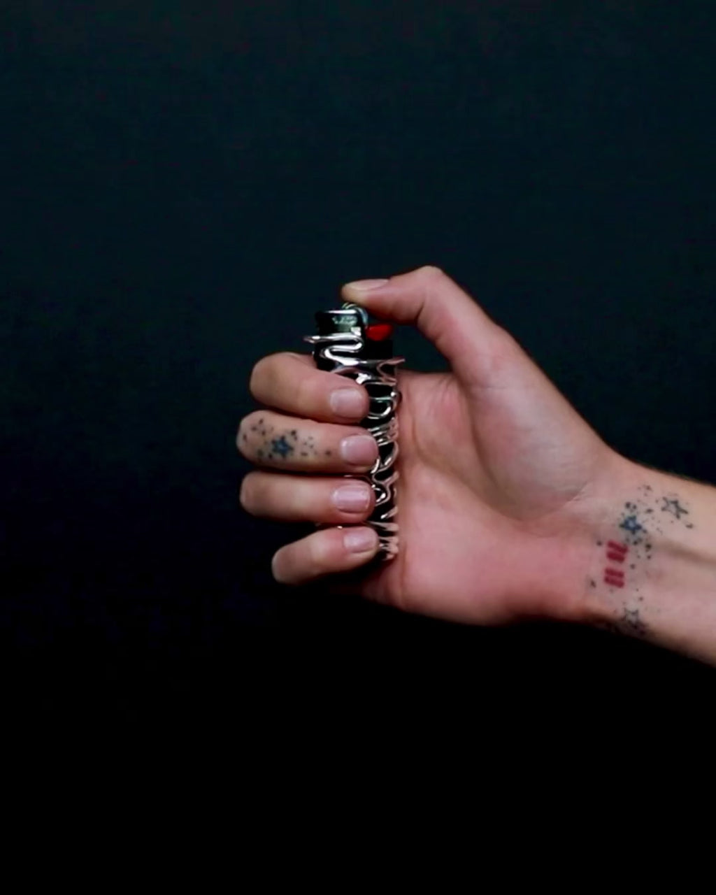 Gemstone Haze Lighter Case Keychain